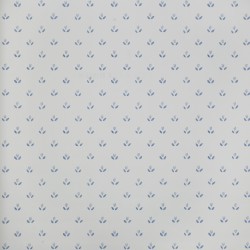 Papel de parede, floral, azul e branco
